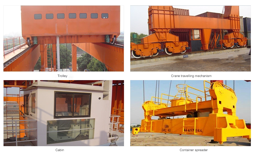 Rmg Type Mobile Container Lifting Gantry Crane