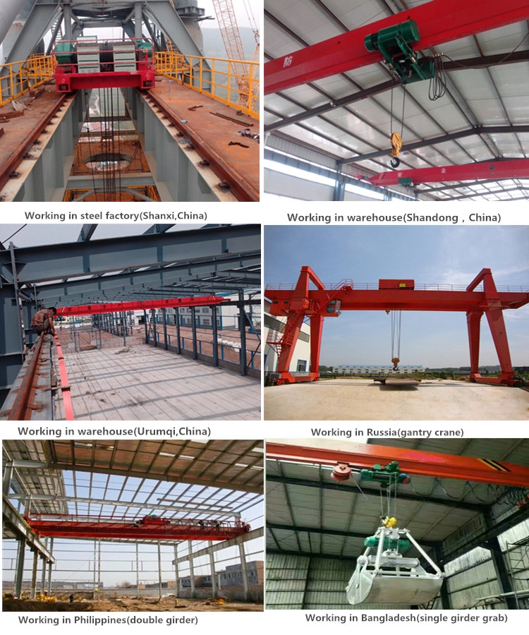 Standing Workstation 3t Monorail Cranes with Hoist Design